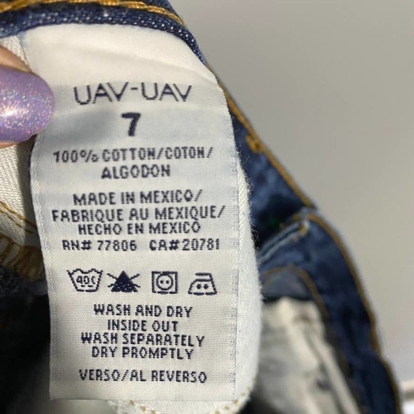 𝅺tommy Jeans Y2K Kelly Jean Shorts  Size 7 - Picture 8 of 9